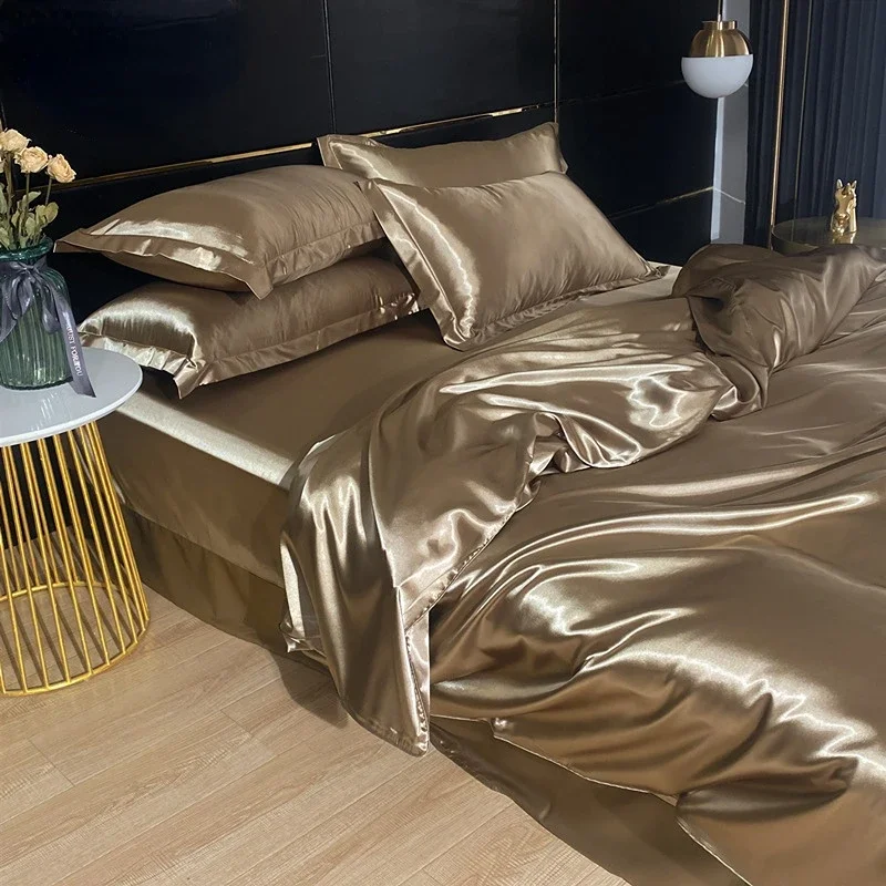 Silk Pillowcase Set - Lüks %100 Dut İpeği Nevresim Takımı