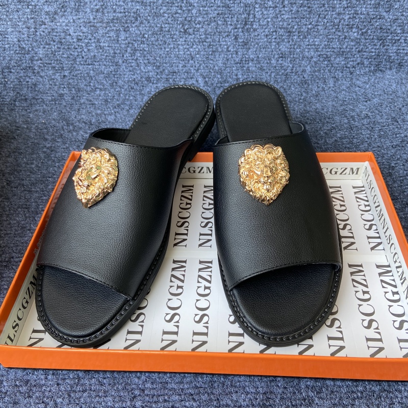 Luxury Lifestyle Products - Orijinal marka siyah erkek terlikleri, açık