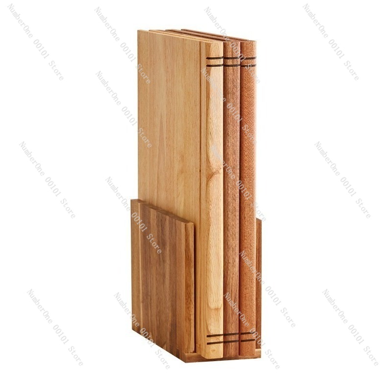 Wooden Serving Tray - Zarif Masif Ahşap Kitap Şeklinde Kesme