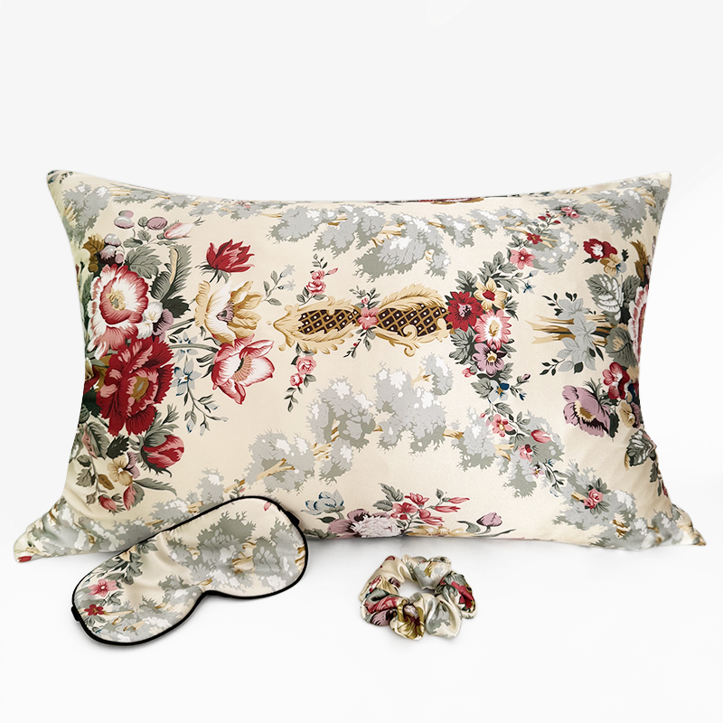 Silk Pillowcase Set - Fermuar yastık kılıfı 1 adet ile