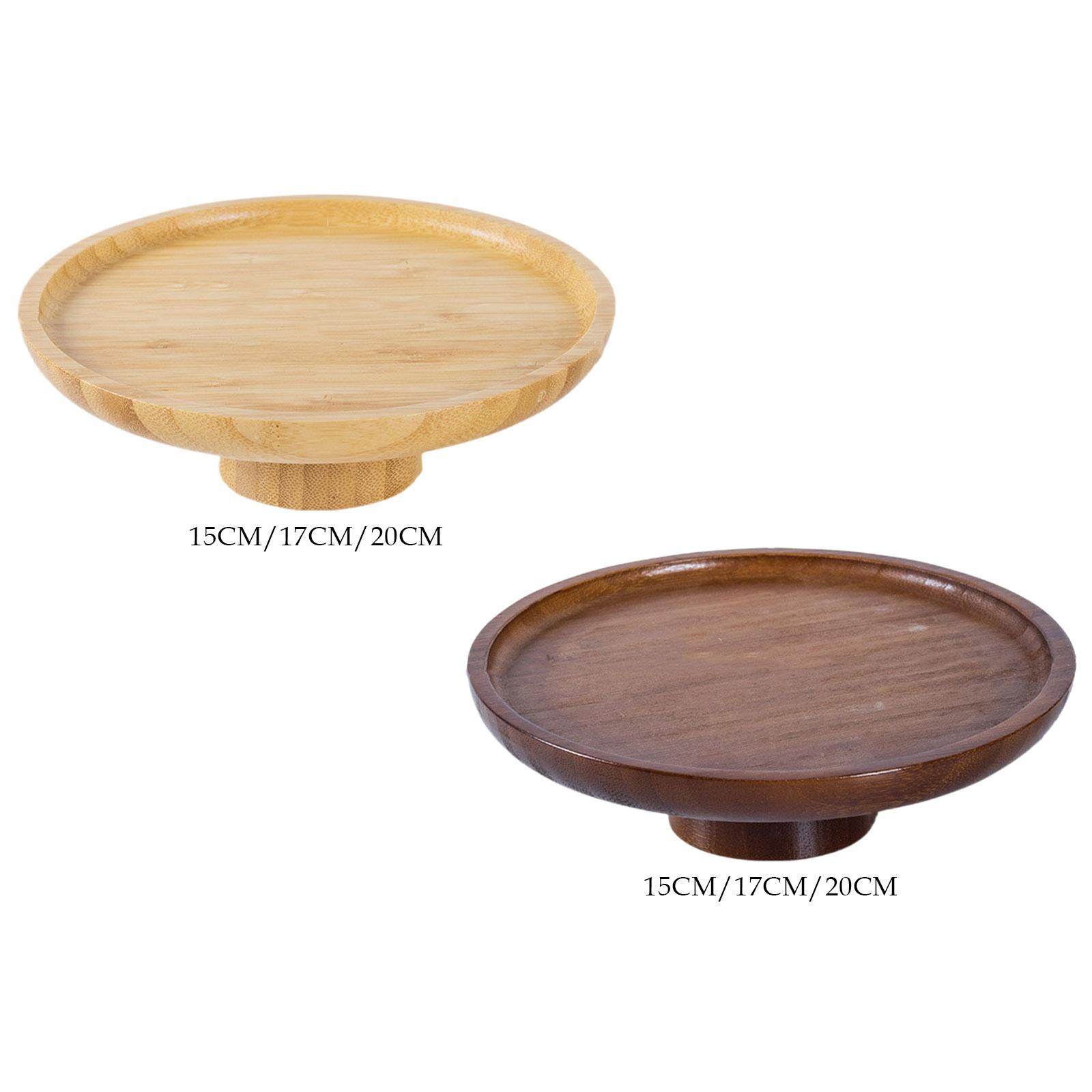 Wooden Serving Tray - Ahşap Kek Standı Meyve Servis Tepsisi