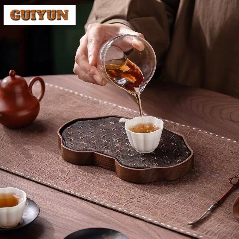 Siyah Ceviz Küçük Çay Tepsisi  - Wooden Serving Tray incelemesi ve fiyatı