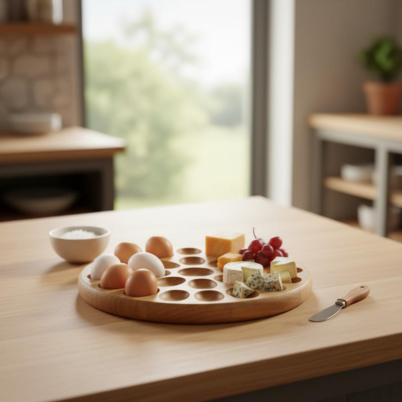 Çift Taraflı Ahşap Oval Tepsi  - Wooden Serving Tray incelemesi ve fiyatı