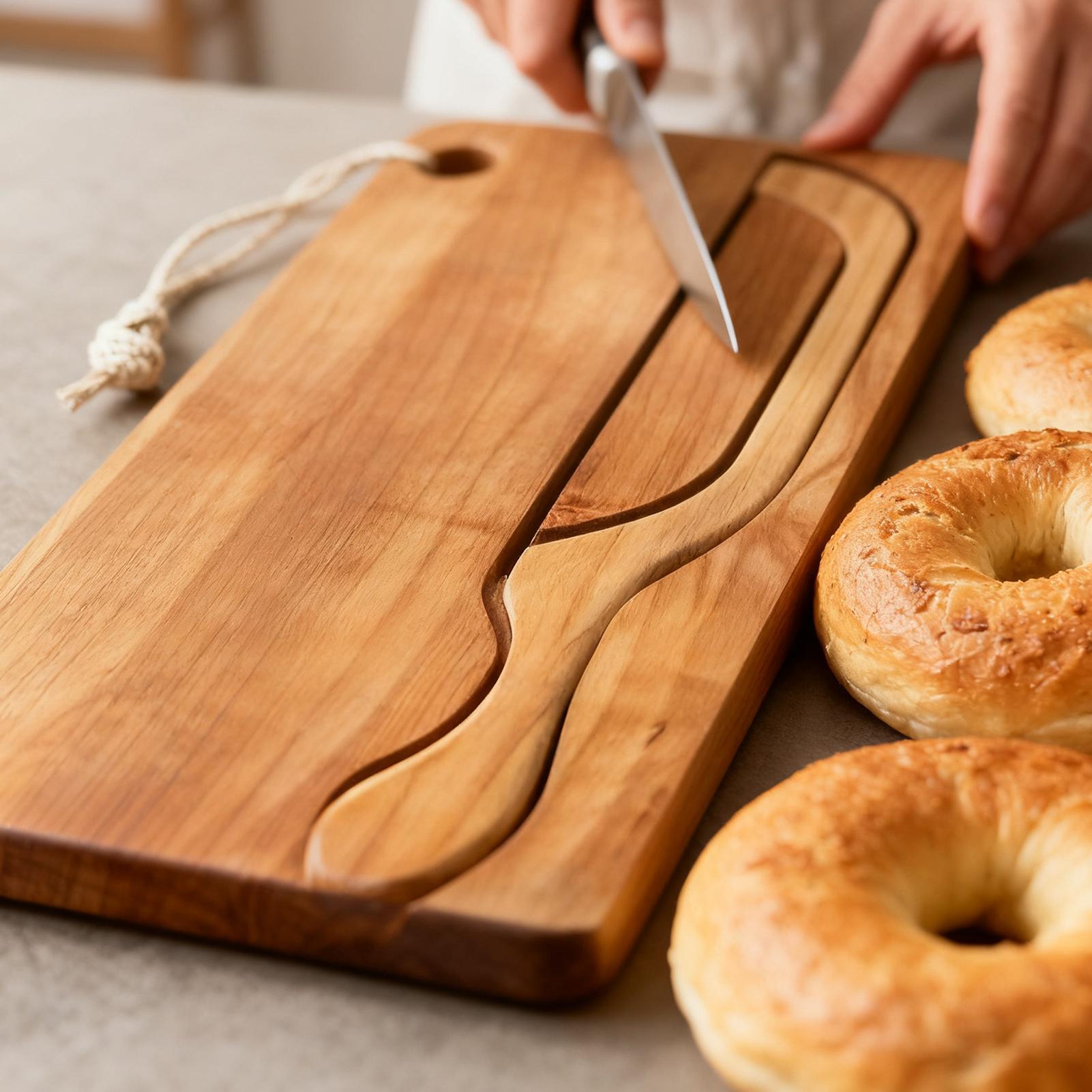 Ekşi Mayalı Ekmek Kesici, Yay  - Wooden Serving Tray incelemesi ve fiyatı