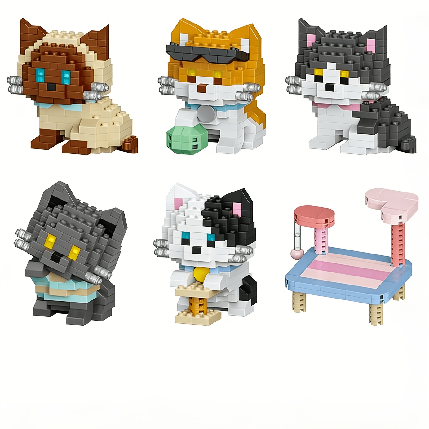 Kedi Serisi Yapı Taşları Seti, - Luxury Lifestyle Items incelemesi ve fiyatı