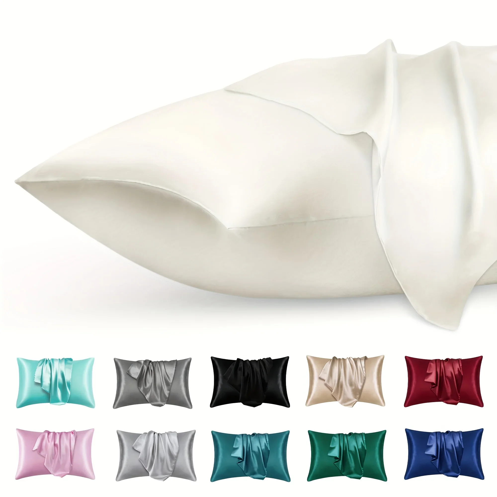 2 adet Lüks Saten Zarf Yastık  - Silk Pillowcase Set incelemesi ve fiyatı