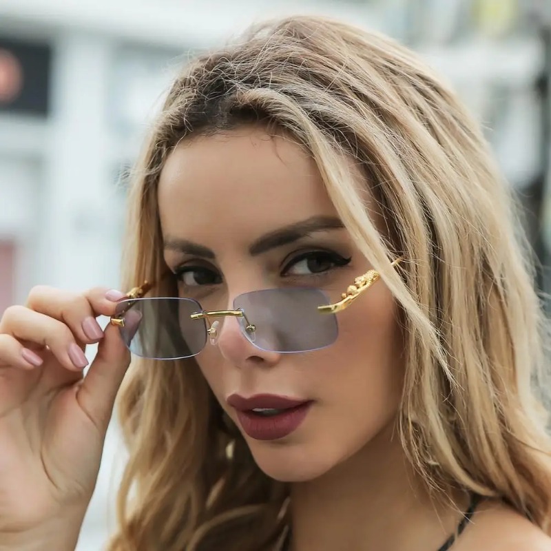 Çerçevesiz Kare Güneş Gözlüğü  - Luxury Lifestyle Products incelemesi ve fiyatı